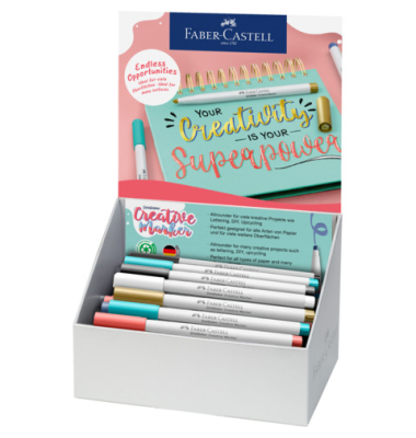 Kreativmarker Calligraphy Goldfaber