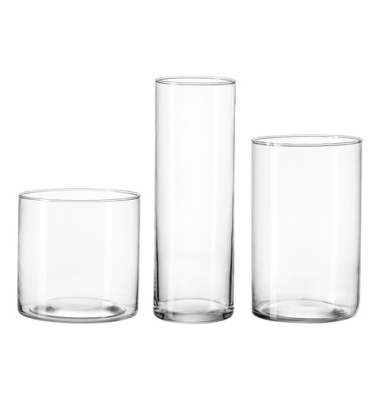 Vasenset 3-teilig Glas Leonie