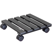 Pflanzenroller WPC GH 0500 Kunststoff anthrazit quadratisch 29,0 x 8,3 cm