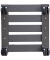 Pflanzenroller WPC GH 0500 Kunststoff anthrazit quadratisch 29,0 x 8,3 cm