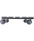 Pflanzenroller WPC GH 0500 Kunststoff anthrazit quadratisch 29,0 x 8,3 cm