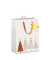 Geschenktasche 7522-2505-L, Weihnachten, mit Trageband / Geschenkanh&auml;nger, B&auml;ume / Sterne, 32cm x 26cm