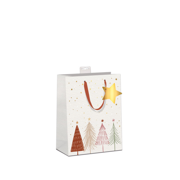 6 Stück SKORPION Geschenktasche 7522-2505-M, Bäume, 230mm x 180mm 4017703900373 SKORPION