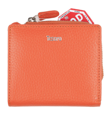 Geldbörse Hudson Leder orange