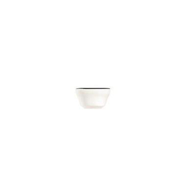 12 ID Fine Schalen Modest Black Mesa weiß 10,0 cm