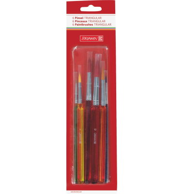 Triangular Pinsel-Set Größe 0,2,4,6,8,10