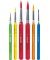 Triangular Pinsel-Set Größe 0,2,4,6,8,10