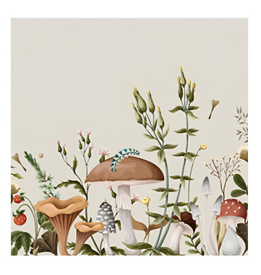 Motivserviette 33x33cm Herbst