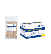 Wattestäbchen klein braun