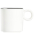 12 ID Fine Kaffeetassen Modest Black Ring weiß 0,08 l