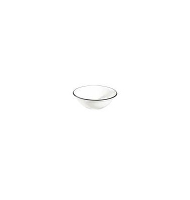 24 ID Fine Schalen Modest Black Lona weiß 8,0 cm