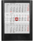 Tischkalender 5035 SCHWARZ, 