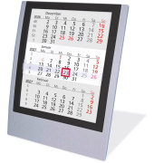 Tischkalender 5038 GRAU/SCHWARZ, 