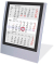 Tischkalender 5038 GRAU/SCHWARZ, 
