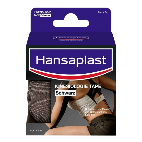 4005800265419 - Tape KINESIOLOGIE 48394 schwarz 50 cm x 50 m 4005800265419 Hansaplast