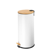 Tretpedal Mülleimer 30,0 l weiß