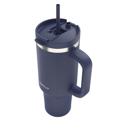 Thermobecher Streeterville Strohhalm 1,2l indigo