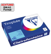 Kopierpapier Trophée Color 1342PC blau A3 120g 