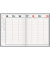 Buchkalender 7027042906, magnum, schwarz, 1 Woche / 2 Seiten, 18,3x24cm (BxH), 2026