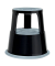 Rollhocker 2121 Stahl schwarz 44cm hoch 4,9kg