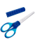 Kinderschere Grip Schulschere, Edelstahl, rostfrei, 13,5cm, blau