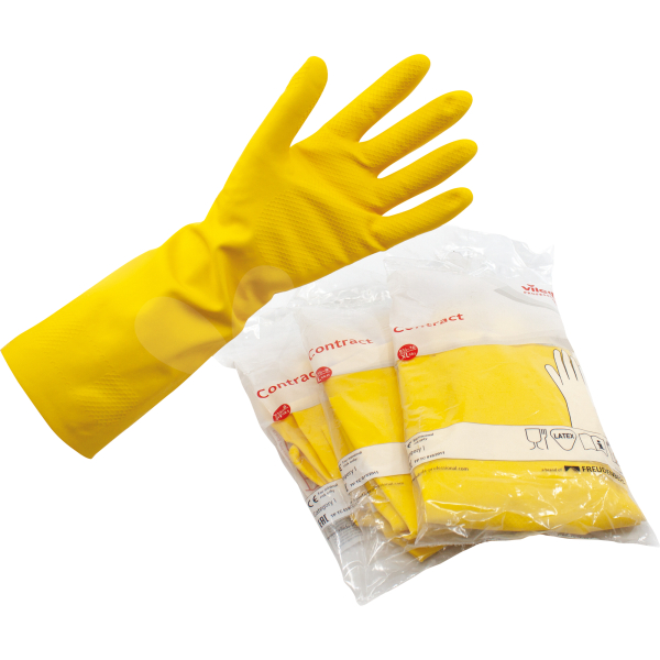 4023103245075 - Gummihandschuhe Contract gelb Größe XL 4023103245075 Vileda 4023103245075 - Gummihandschuhe Contract gelb Größe XL 4023103245075 Vileda