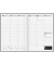Buchkalender 1078160906, 781, schwarz, 1 Woche / 2 Seiten, 21x29,7cm (A4), 2027