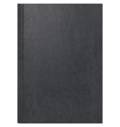 Buchkalender 5079460906, schwarz, 1 Woche / 2 Seiten, 14,8x20,5cm (BxH), 2026