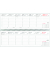 Schreibtischquerkalender 146-0013, Typ 146, 1 Woche / 1 Seite, 29,6x9,9cm (quer), 2027