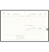 Taschenkalender 610-1001, sortiert, 1 Tag / 1 Seite, Sa/So 1 Seite, 10,2x14,2cm (BxH), 2026