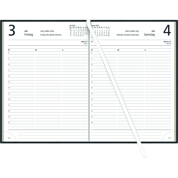4069095001336 - Buchkalender 876-0701 farbig sortiert (freie Farbauswahl nicht möglich) 1 Tag 1 Seite 145x21cm (BxH) 2026 4069095001336 Z 4069095001336 - Buchkalender 876-0701 farbig sortiert (freie Farbauswahl nicht möglich) 1 Tag 1 Seite 145x21cm (BxH) 2026 4069095001336 Z