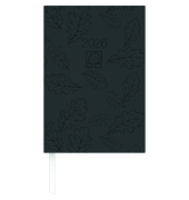 Buchkalender 876-0721, Natura, anthrazit, 1 Tag / 1 Seite, 14,5x21cm (BxH), 2026