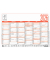 Tafelkalender 900-0000, 900, 6 Monate / 1 Seite,  (A6 quer), 2025