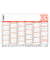 Tafelkalender 900-0000, 900, 6 Monate / 1 Seite,  (A6 quer), 2025