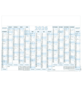 Plakatkalender 915-0015, 14 Monate / 1 Seite, 100x70cm (BxH), 2026