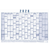 Plakatkalender 918-0015, 16 Monate / 1 Seite, 100x70cm (BxH), 2026