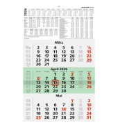 Wandkalender 956-0700, 956, 29,7x48,5cm (BxH), 2026