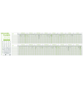 Urlaubsübersicht 25Personen 100x29,7cm
