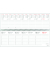 Schreibtischquerkalender 116-0015, 1 Woche / 2 Seiten, 29,6x9,9cm (quer), 2027