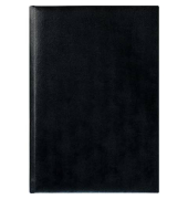 Buchkalender 873-0020, schwarz, 1 Tag / 1 Seite, 14,5x21cm (BxH), 2026