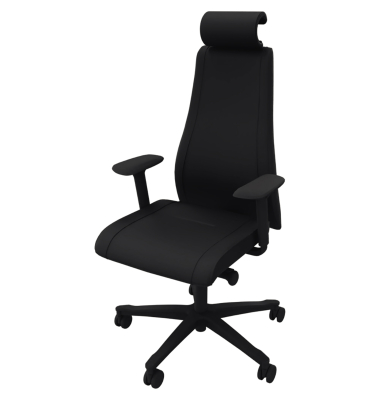 Bürodrehstuhl Viden Pro Armlehne sw/sw