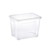 Aufbewahrungsbox Combi Box 8035652000, 18 Liter, mit Deckel, außen 377x277x278mm, Kunststoff transparent