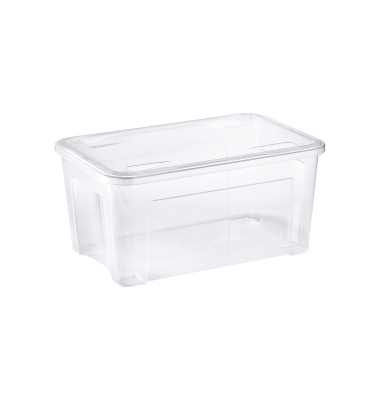Aufbewahrungsbox Combi Box 8035654000, 43 Liter, mit Deckel, außen 582x380x278mm, Kunststoff transparent