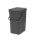 Sort&Go Abfallbehälter 12L grau
