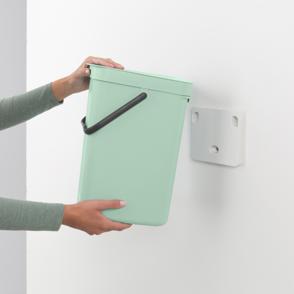 8710755211829 - Sort&Go Abfallbehälter 12L jade green 8710755211829 Brabantia 8710755211829 - Sort&Go Abfallbehälter 12L jade green 8710755211829 Brabantia