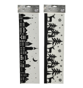 Fensterdeko Stadt sw 2St