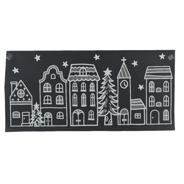 8720725275928 - Fensterdeko Häuser ws 8720725275928 Decoris