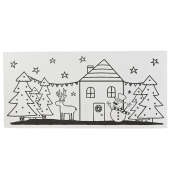 Fensterdeko Weihnachten sw