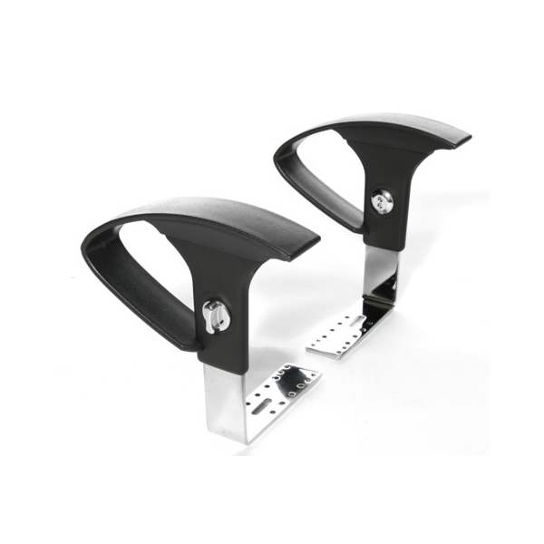 Topstar Bürostuhl-Armlehnen 7123 CHR, schwarz/chrom 4014296095578 Topstar