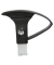 Bürostuhl-Armlehnen 7123 CHR, schwarz/chrom